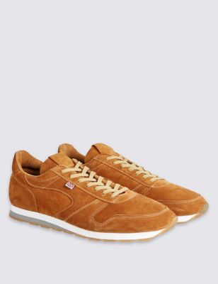 Seoul 88 Tan Suede Trainers